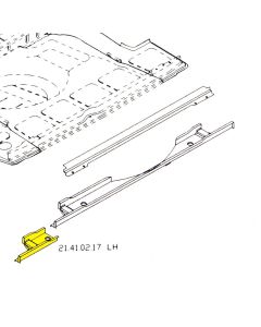 MCR21.41.02.17 LH End Repair - Subframe Crossmember - Mini Traveller LH