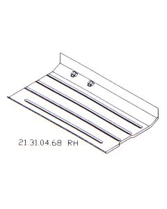 MCR11.31.04.68 RH Floor Panel Rear 1/4 with Full inner sill - Mini Mk1-5
