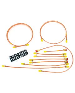 RHD Brake pipe set - Mini single line to 1969