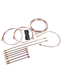 GL5002 Mini LHD Brake pipe set - Mini single line to August 1969