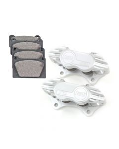 Cooper 8.4" Std 4 pot Alloy Caliper and Pad Kit - Silver