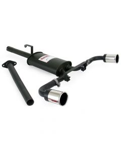 Sportex Dual Exit Exhaust System - 3'' Tailpipes - Catalyst removal 