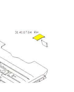 MCR31.41.07.04 RH Closing Panel - Rear Subframe Mini Van & Pick-up