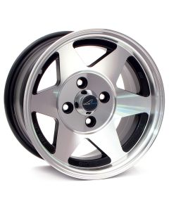 7 x 13 Starmag Alloy Wheel - Diamond/ Black