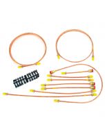 RHD Brake pipe set - Mini single line to 1969
