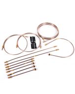 GL5002 Mini LHD Brake pipe set - Mini single line to August 1969