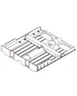 MCR31.33.00.00 Complete floor assembly, square shaped tunnel, Mini Van and Pick-up Mk1 and Mk2 models.