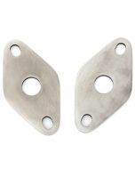 SMB108 Classic Mini top arm retaining plates (2A4327), stainless steel pair