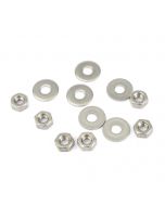 SMBFK007 Classic Mini bumper fitting kit with stainless steel UNF nuts and washers to mount both bumpers