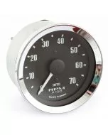Smiths Tacho - 7000 rpm - Black with Chrome ring 