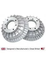 Mini Sport Superfin Mini alloy brake drums - for classic Mini