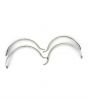 MSLMS0562 Stainless steel wheel arch covers to fit over the plastic Mini wheel arches (AJM1117)