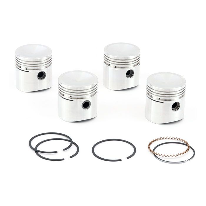 Mini 998cc standard size dished top pistons