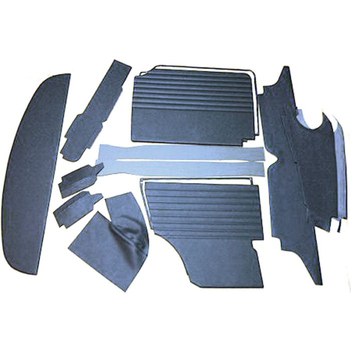 19 Piece Interior Panel Kit Mini Saloon 59-69 with Oval Speedo