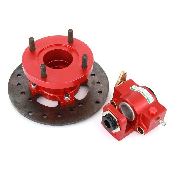 Classic Mini KAD Rear Brake Caliper Conversion - Red