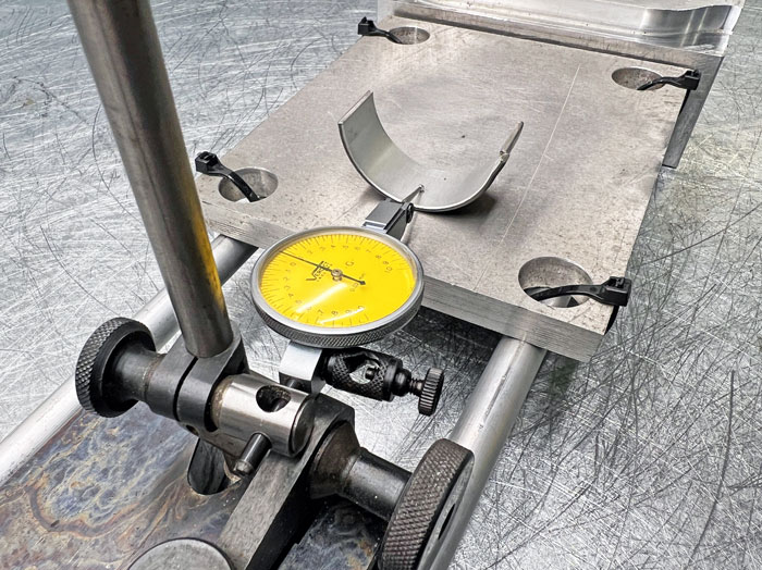 Measuring as part of the Mini Sport Remanufacturing Process.