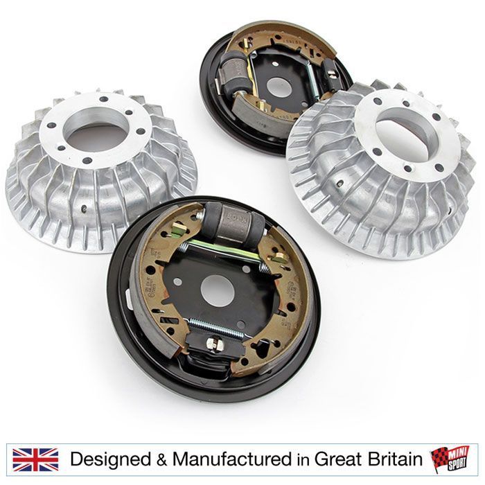 Mini Rear Brake Assemblies Mintex & Superfin Drums manufactured by Mini Sport